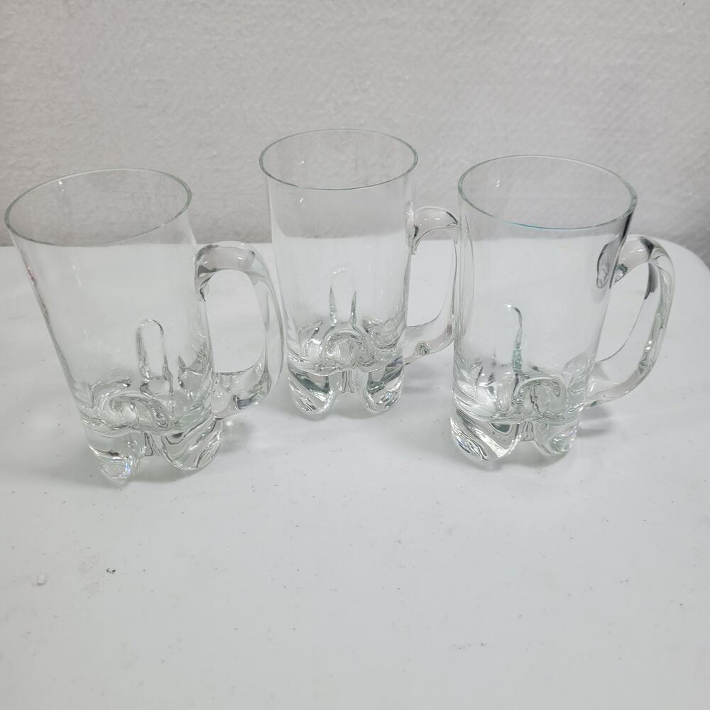 Lot Of 3 Heikki Orvola Arabia iittala SAMPO Beer Drinking Mug Glasses Finland